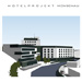 Ansicht Wellness-Gebäude und Hotel